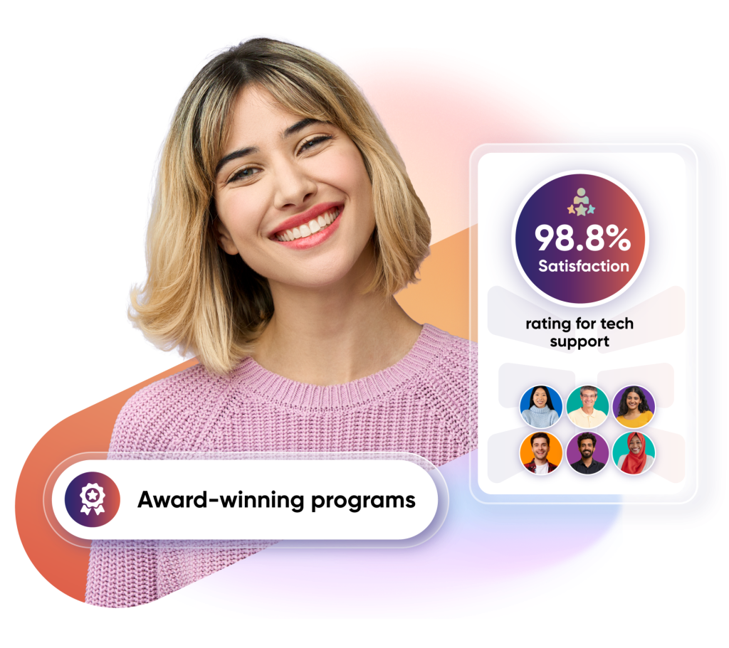 Customer Experience Page - Partner in NovoEd Graphic